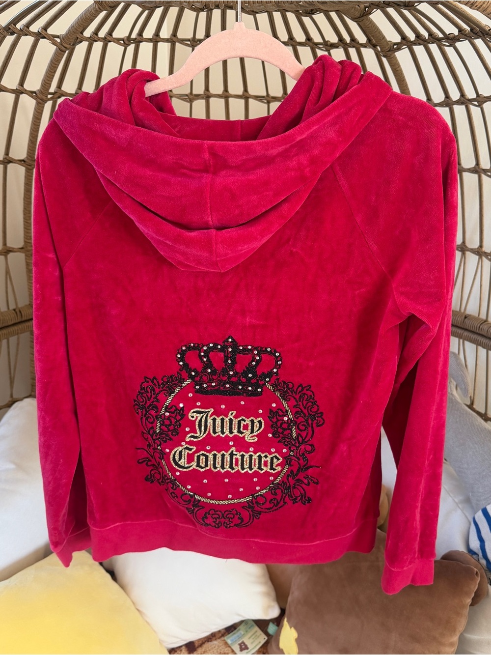 Vintage 💗🖤✨ Juicy Couture Velour Hoodie